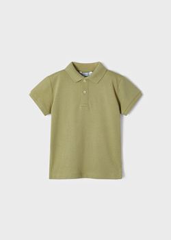 Mayoral Mini 150-088 Koszulka polo z krótkim rękawem ECOFRIENDS dla chłopca Zielona