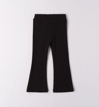 Ido 4F313/00 Spodnie dzwony prążek Czarne