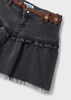 Mayoral Mini 4905-077 Spódnica z jeansu dla dziewczynki  Gris