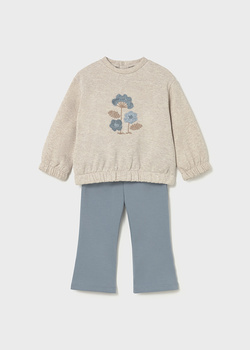 Mayoral Baby 2740-037 Komplet 2-częściowy z leginsami dzwonami Blue bell