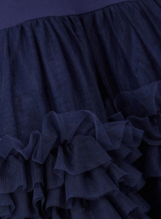 Original Marines DEP3036F Sukienka z tiulowym dołem Granat