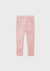 Mayoral Mini 712-043 Leginsy aksamitne dla dziewczynki Nude