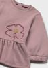 Mayoral Baby 2917-049 Sukienka Flowers Cuarzo
