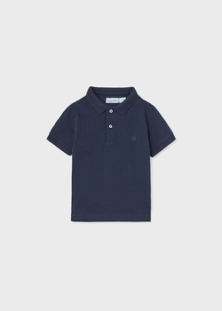 Mayoral Baby 102-048 Koszulka polo z krótkim rękawem ECOFRIENDS dla chłopca  Granatowa