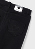 Mayoral Mini 511-081 Spodnie slim fit dla dziewczynki Negro