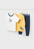 Mayoral Baby 1843-047 Dres 3-częściowy Banana