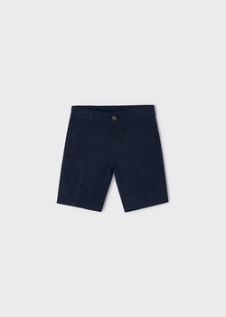 Mayoral Mini 202-020 Bermudy typu chino z serży dla chłopca granatowe
