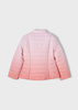 Mayoral Mini 3432-032 Kurtka przeciwwiatrowa dla dziewczynki z efektem ombre różowa