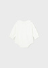 Mayoral Newborn 2732-0796 Body z kołnierzykiem dla dziewczynki Crudo