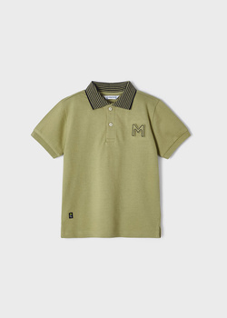 Mayoral Mini 3155-030 Koszulka polo z krótkim rękawem dla chłopca  Zielona