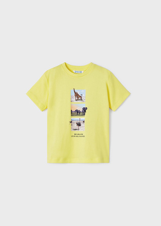 Mayoral Mini 3008-031 Zestaw 2 koszulek z krótkim rękawem dla chłopca ECOFRIENDS Żółty
