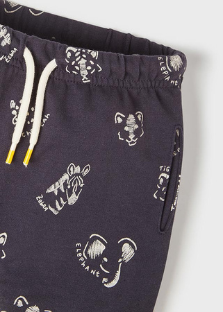 Mayoral Baby 1509-091 Spodnie dresowe z nadrukiem dla chłopca Szare