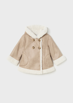 Mayoral Baby 2418-023 Płaszcz dla niemowlęcia Sepia