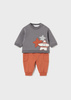 Mayoral Newborn 2690-063 Komplet 4-częściowy dla chłopca Ladrillo