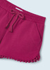 Mayoral Mini 607-013 Krótkie spodenki z bawełny dla dziewczynki  Hibiskus