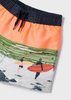 Mayoral Mini 3666-073 Bermudy kąpielowe dla chłopca Pomarańczowe