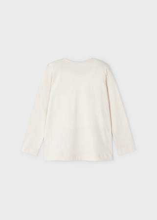 Mayoral Mini 4015-058 Koszulka z długim rękawem dla dziewczynki ECOFRIENDS Garbanzo