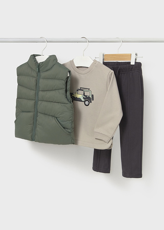 Mayoral Baby 2649-020 Komplet 3-częściowy z kamizelką Abeto