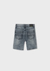 Mayoral Junior 6214-070 Bermudy soft denim dla chłopca Szare