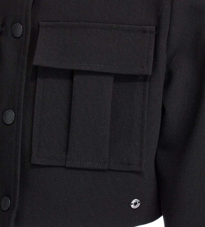 Original Marines DEA3584F Marynarka krótka dla dziewczynki Czarna