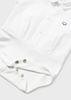 Mayoral Newborn 1794-060 Body z kołnierzykiem z krótkim rękawem  Blanco
