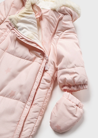 Mayoral Newborn 2624-062 Kombinezon z mikrofibry dla noworodka ECOFRIENDS różowy