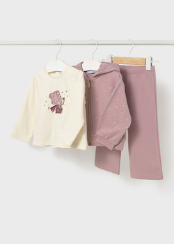 Mayoral Baby 2842-047 Dres 3 - częściowy Cuarzo
