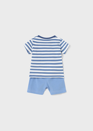 Mayoral Newborn 1621-024 Komplet 4-częściowy dla chłopca Niebiesko-żółty