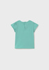 Mayoral Baby 1049-073 Koszulka z krótkim rękawem z aplikacją 3D Agata
