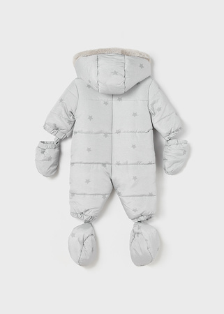 Mayoral Newborn 2624-061 Kombinezon z mikrofibry dla noworodka ECOFRIENDS Szary