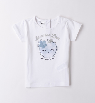 IDO 4B512/00 Koszulka z nadrukiem cyrkonie Jabłko