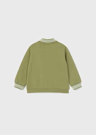 Mayoral Baby 1424-027 Bluza zapinana na suwak dla chłopca Zielona