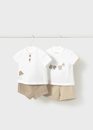 Mayoral Newborn 1610-027 Komplet 4-częściowy Frappe