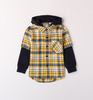 Ido 4A424/00 Koszula w kratę chłopięca Żólta
