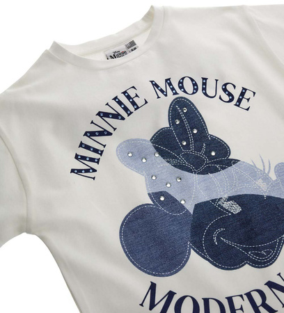 ORIGINAL MARINES DEAV3527F Wariant 2 Koszulka z nadrukiem Myszka Minnie Ecru