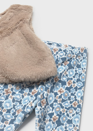 Mayoral Baby 2739-033 Komplet 3-częściowy z kamizelką Blue bell