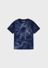 Mayoral Mini 3021-092 Koszulka tie dye z krótkim rękawem dla chłopca  Niebieska
