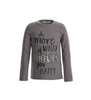 ORIGINAL MARINES DDAV3697F Koszulka z długim rękawem z cekinową aplikacją dla dziewczynki  Szara