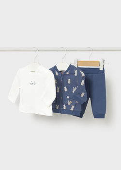 Mayoral Newborn 2622-027 Dres 3-częściowy dla noworodka Artico
