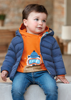 Mayoral Baby 2436-082 Kurtka pikowana dla chłopca Indigo