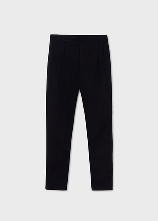 Mayoral Junior 7502-011 Spodnie z dzianiny dla dziewczynki Negro