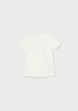 Mayoral Baby 105-047 Koszulka z krótkim rękawem ECOFRIENDS Ecru
