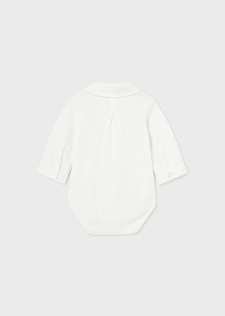 Mayoral Newborn 2759-072 Body koszulowe z długim rękawem ECOFRIENDS Crudo