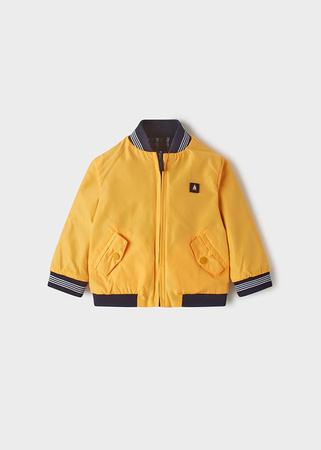 Mayoral Baby 1411-025 Kurtka dwustronna przejściowa wiatrówka dla chłopca Granat i pomarańcz