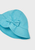 Mayoral Baby 10182-076 Czapka z bawełny dla dziewczynki  Turkusowa