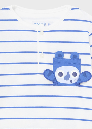 Mayoral Baby 1035-070 Koszulka interaktywna z długim rękawem dla chłopca ECOFRIENDS Anil