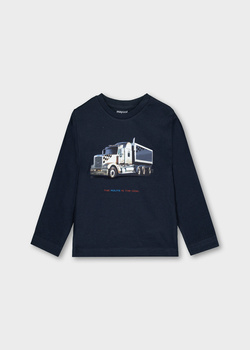 Mayoral 4085-023 Koszulka z długim rękawem z nadrukiem Marino