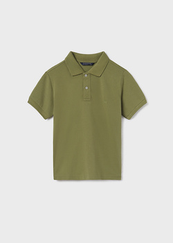 Mayoral Junior 890-082 Koszulka polo z krótkim rękawem ECOFRIENDS dla chłopca  Zielona