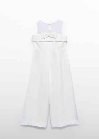 Abel&Lula 5219-094 Kombinezon z krepy dla dziewczynki Nata