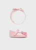 Mayoral Newborn 9633-087 Buty balerinki z opaską dla noworodka Różowe